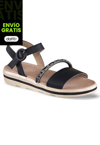 Sandalias Tacón Inna Negro Croydon Para Mujer Croydon