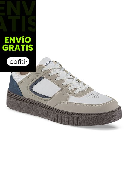 Tenis Urbanos Kidax Beige Croydon Para Hombre