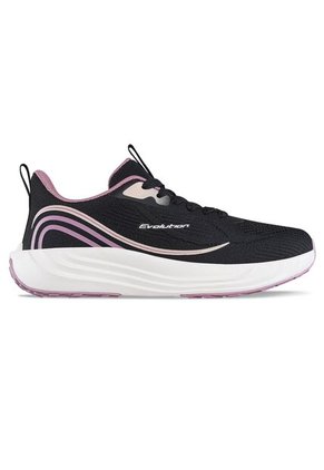 Tenis Running Peko Negro Croydon Para Mujer