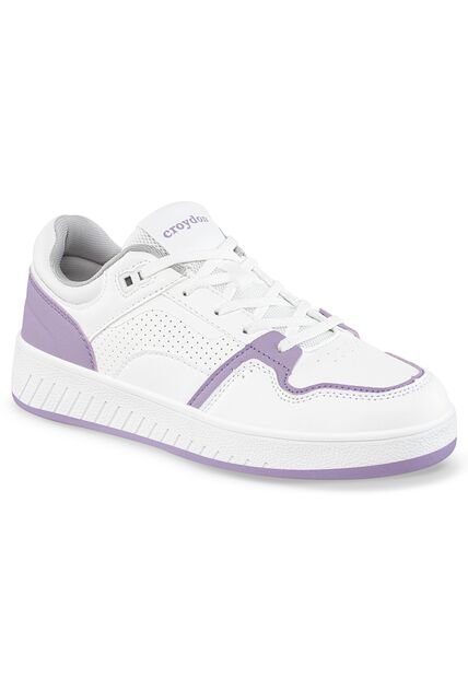Tenis Urbanos Dagin Blanco-Lila Croydon Para Mujer