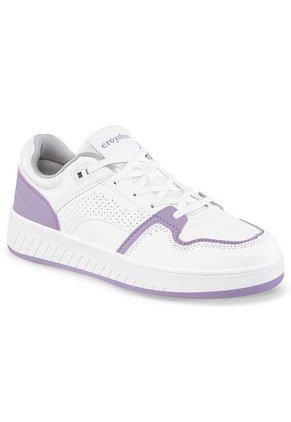 Tenis Urbanos Dagin Blanco-Lila Croydon Para Mujer