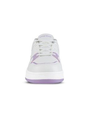 Tenis Urbanos Dagin Blanco-Lila Croydon Para Mujer