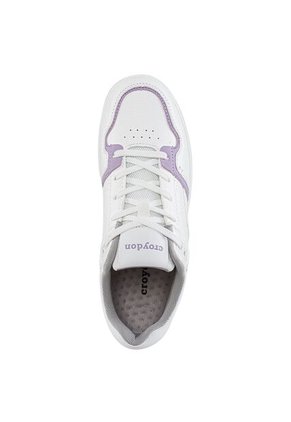 Tenis Urbanos Dagin Blanco-Lila Croydon Para Mujer