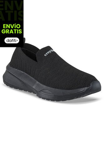 Tenis Para Caminar Slom Negro-Negro Croydon Para Mujer Croydon