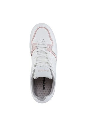 Tenis Urbanos Dagin Blanco-Rosa Croydon Para Mujer