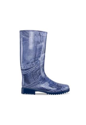 Botas Lluvia Tiffany Estampada Crisan Azul Para Mujer Croydon