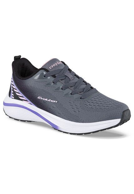 Tenis Running Plump Gris Para Mujer Croydon