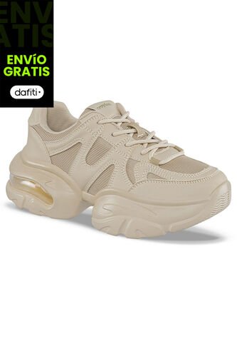 Tenis Urbanos Rini Beige Croydon Para Mujer Croydon