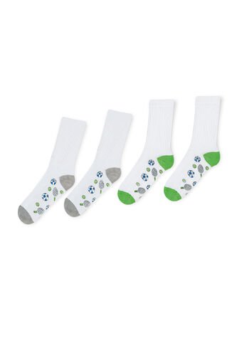 Medias Raquetas Y Balones X2 M.Color Para Niño Croydon Croydon