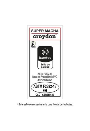 Botas Supermacha Baja Blanco Para Hombre Y Mujer Croydon