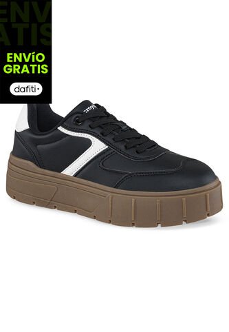 Tenis Quinter Negro-Blanco Croydon Para Mujer Croydon