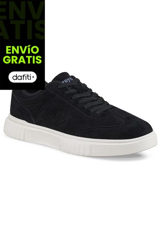 Tenis Urbanos Badar Negro-Blanco Croydon Para Hombre Croydon