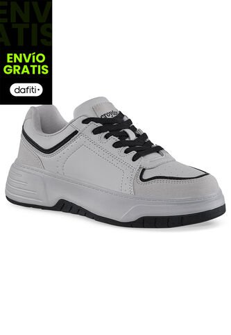 Tenis Urbanos Cuspi Gris Croydon Para Mujer Croydon