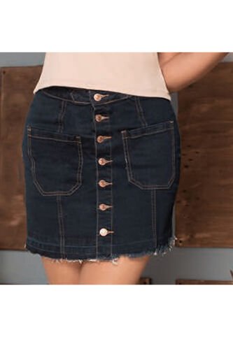 Falda Carry Azul Para Mujer Croydon Croydon