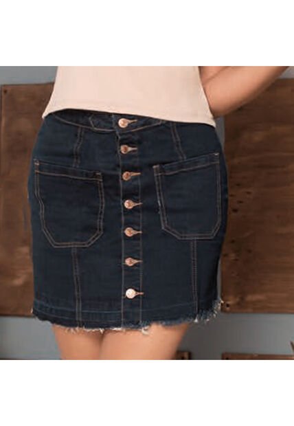 Falda Carry Azul Para Mujer Croydon