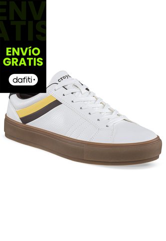 Tenis Casuales Mebar Blanco Croydon Para Hombre Croydon