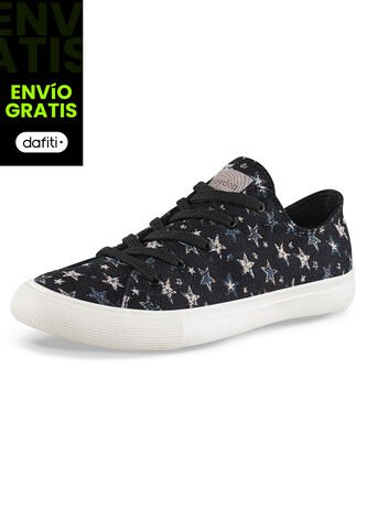 Tenis Budur Bajo Negro Croydon Para Mujer Croydon
