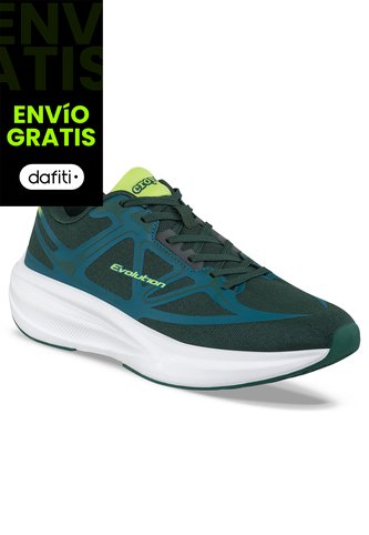 Tenis Running Qejoy Verde Croydon Para Hombre Croydon