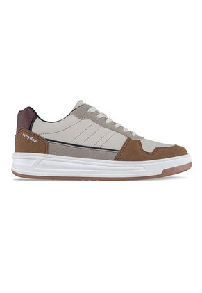 Tenis Casuales Titus Beige-Café Croydon Para Hombre