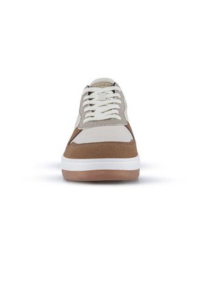 Tenis Casuales Titus Beige-Café Croydon Para Hombre