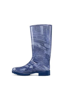 Botas Lluvia Tiffany Estampada Crisan Azul Para Mujer Croydon