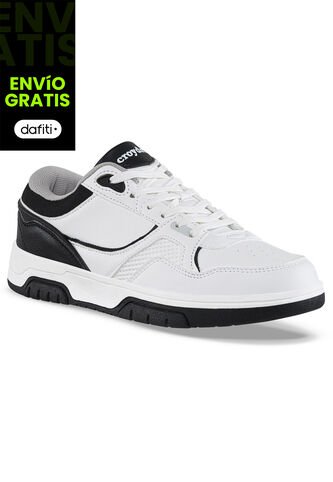 Tenis Urbanos Crazin Blanco-Negro Croydon Para Mujer Croydon