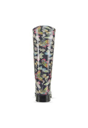 Botas Lluvia Adila Negro Para Mujer Croydon