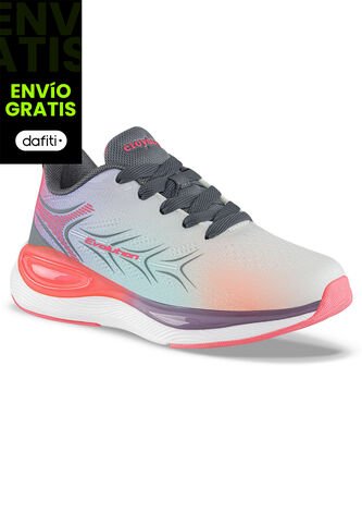 Tenis Running Onder Gris-Fucsia Croydon Para Niña Croydon