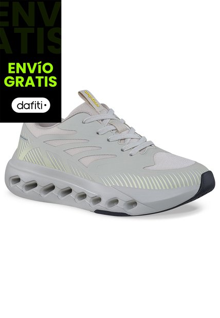 Tenis Running Refog Gris Croydon Para Hombre