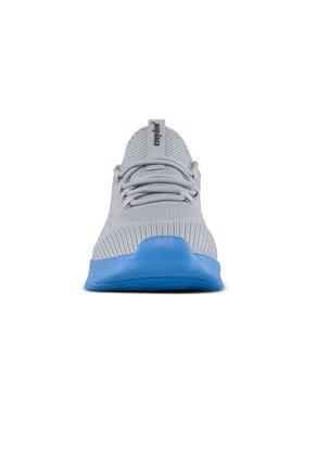 Tenis Running Pemax Gris-Azul Para Hombre Croydon