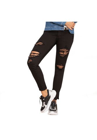 Jean Stay Negro Para Hombre Croydon Croydon