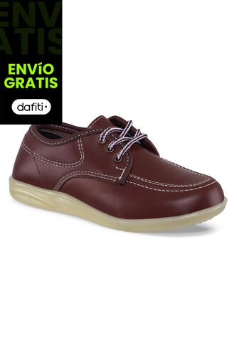 Zapatos Escolares Bachiller Rojo Para Niña Croydon Croydon