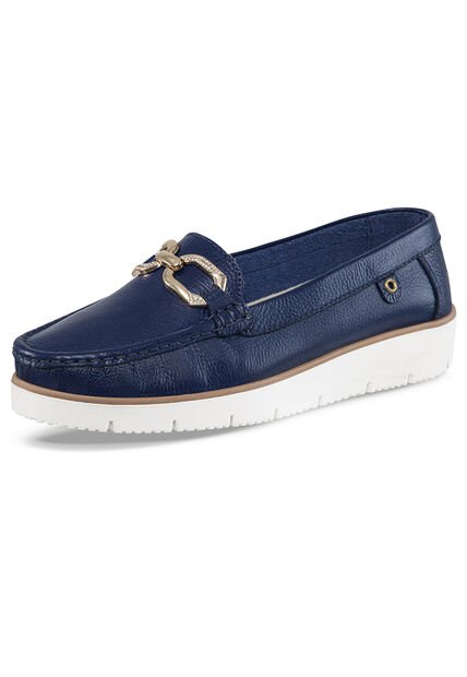 Mocasines Adelvina Azul Para Mujer Croydon