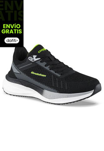 Tenis Running Forok Negro Croydon Para Hombre Croydon