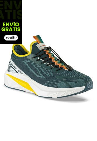 Tenis Running Rinsal Verde Croydon Para Hombre Croydon