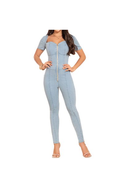 Enterizo Myla Azul Para Mujer Croydon