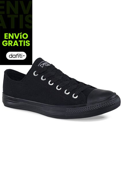 Tenis Discovery Bajo Negro Para Hombre Croydon