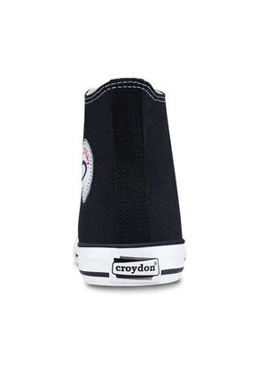 Tenis Discovery Alto Negro Para Hombre Y Mujer Croydon