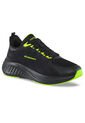 Tenis Running Armal Negro-Verde Croydon Para Hombre de Croydon