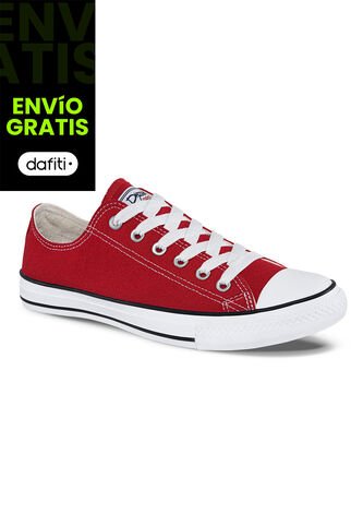 Tenis Discovery Bajo Rojo Para Hombre Y Mujer Croydon Croydon
