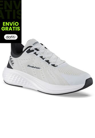 Tenis Running Armal Blanco-Negro Croydon Para Hombre Croydon