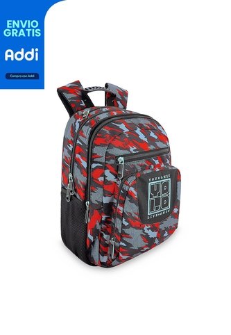 Morral Camilo Negro-Rojo Croydon Para Niño Croydon
