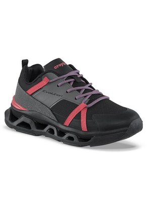 Tenis Running Manrol Negro-Negro Croydon Para Niña