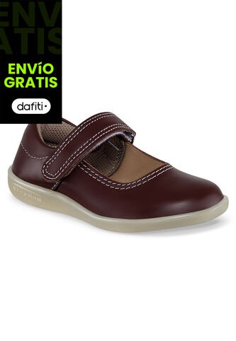 Zapatos Escolares Mafalda Rojo Para Niña Croydon Croydon