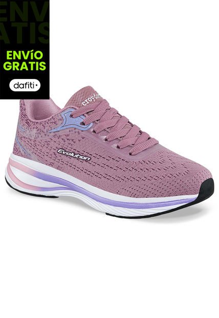 Tenis Running Pira Rosa Para Mujer Croydon