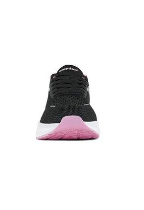 Tenis Running Fuol Negro-Rosa Para Mujer Croydon