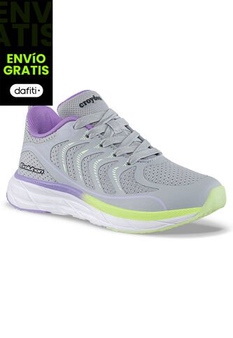 Tenis Running Qorife Gris Croydon Para Niña Croydon