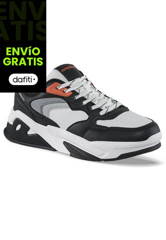 Tenis Urbanos Doter Negro-Blanco Croydon Para Hombre Croydon