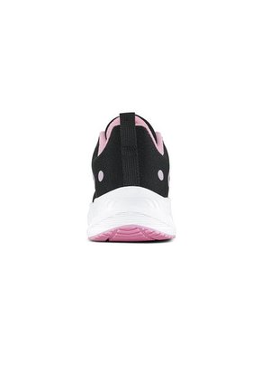 Tenis Running Fuol Negro-Rosa Para Mujer Croydon