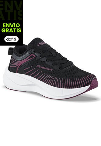 Tenis Running Xodili Negro-Mora Croydon Para Niña Croydon